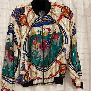 Vintage reversible Chinese style jacket